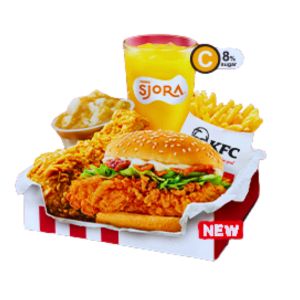 Chicken Bak Kwa Burger Box Price
