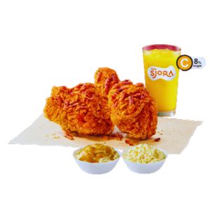 Chicken Bak Kwa Crunch Meal